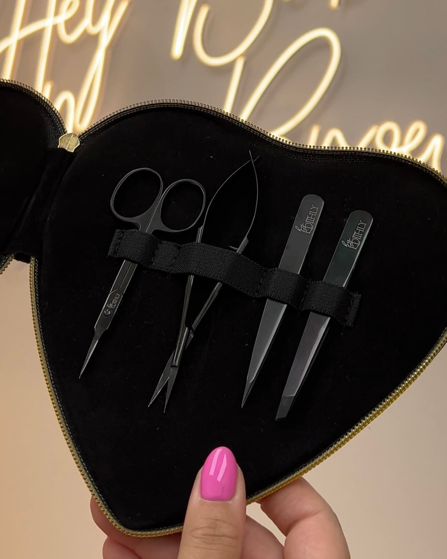 Bare Love Collection - Tweezer Kit (Black)